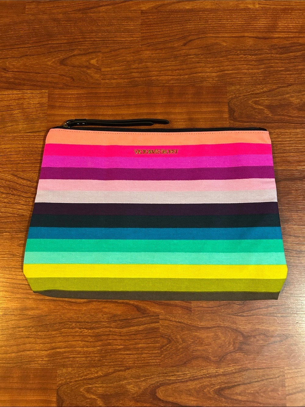 Victoria's Secret Medium Pouch Rainbow color